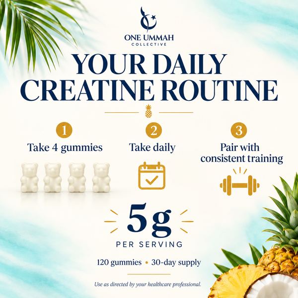 Creatine Gummies Halal Certified - 120 Gummies