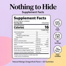 Hair, Skin, & Nails Gummies Halal Certified