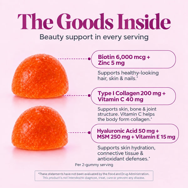 Hair, Skin, & Nails Gummies Halal Certified