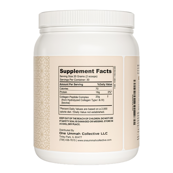 Collagen Peptides Protein Powder Zabiha Halal & Certified