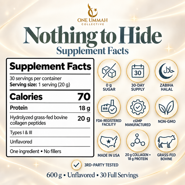 Collagen Peptides Protein Powder Zabiha Halal Certified
