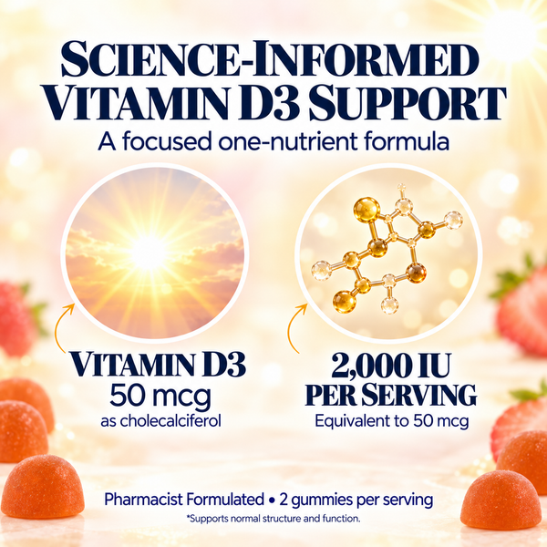 Vitamin D3 Gummies Halal Certified