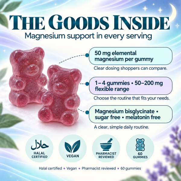 Magnesium Gummies - Halal Certified