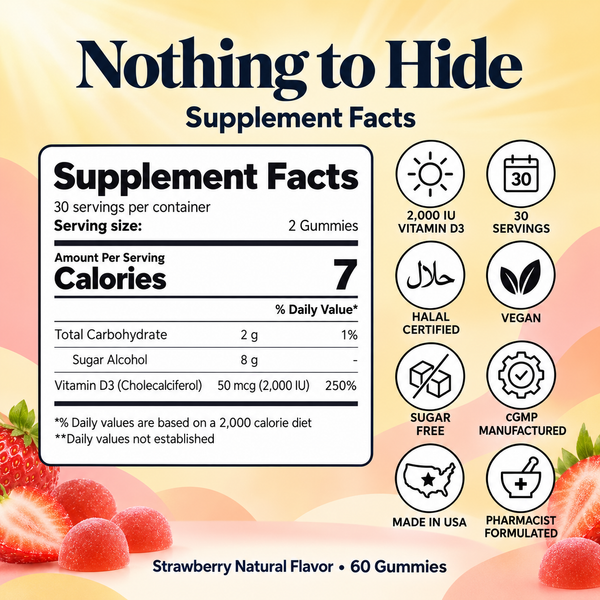 Vitamin D3 Gummies Halal Certified