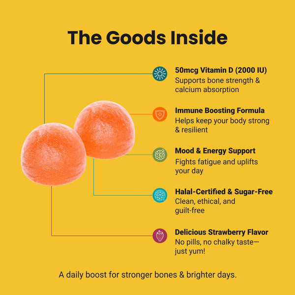 Vitamin D3 Gummies Halal Certified