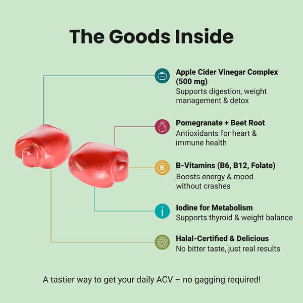 Apple Cider Vinegar Gummies Halal Certified