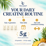 Creatine Gummies Halal Certified - 120 Gummies