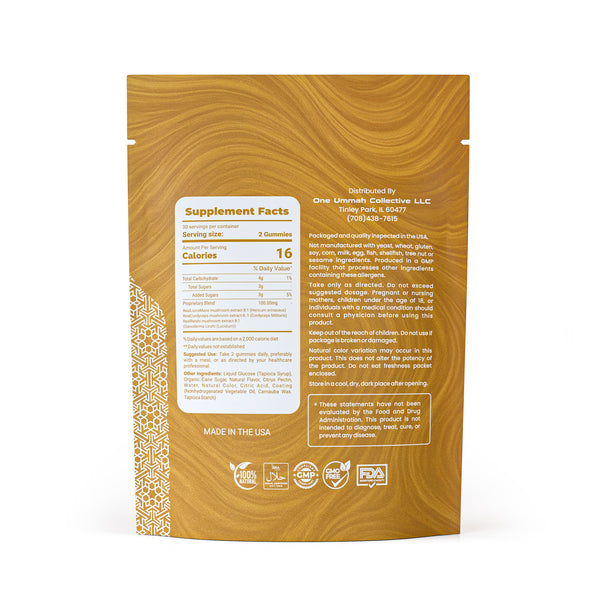 Mushroom Gummies Halal Certified