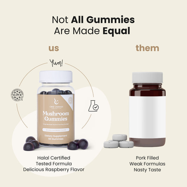 Mushroom Gummies Halal Certified