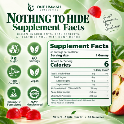 Apple Cider Vinegar Gummies Halal Certified