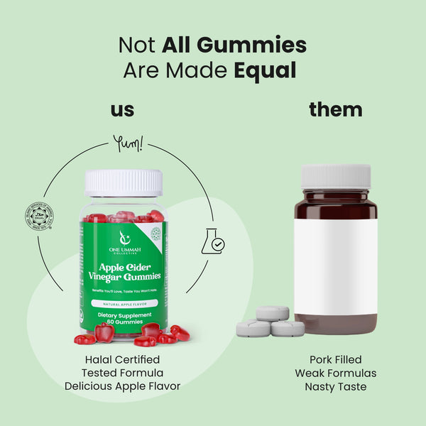 Apple Cider Vinegar Gummies Halal Certified