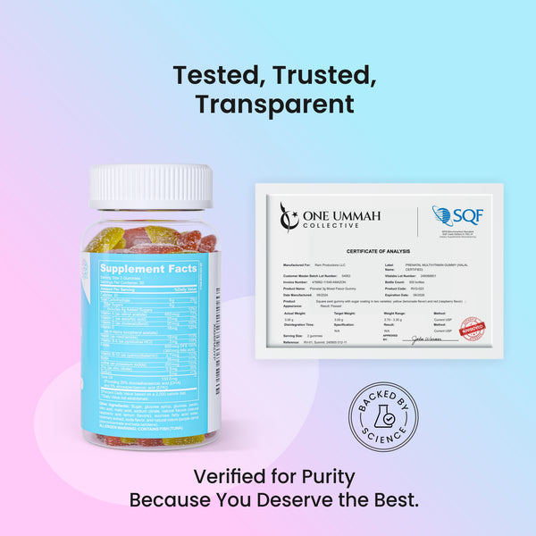 Prenatal Gummies Halal Certified