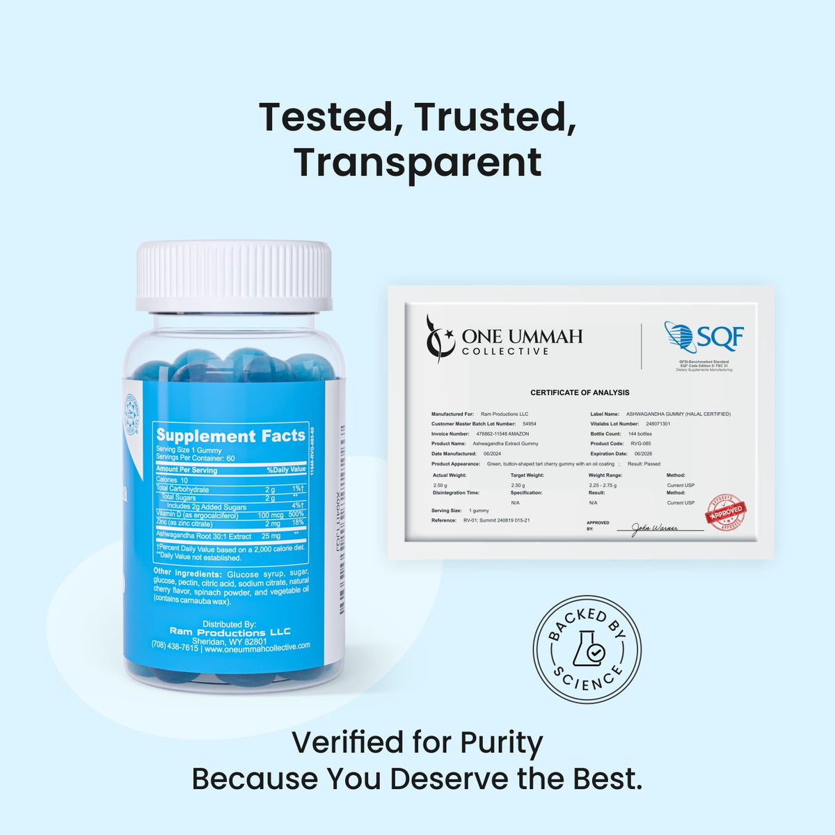 Ashwagandha Gummies Halal Certified