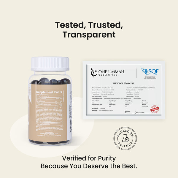 Mushroom Gummies Halal Certified