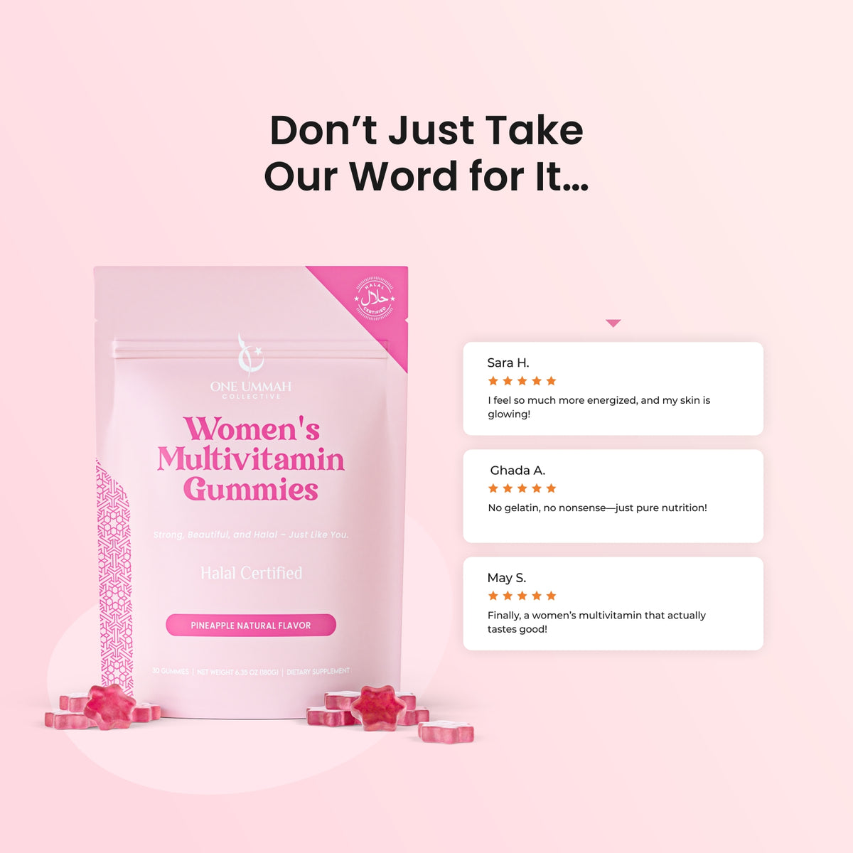 Women’s Multivitamin Gummies Halal Certified