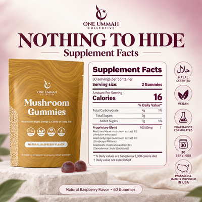 Mushroom Gummies Halal Certified