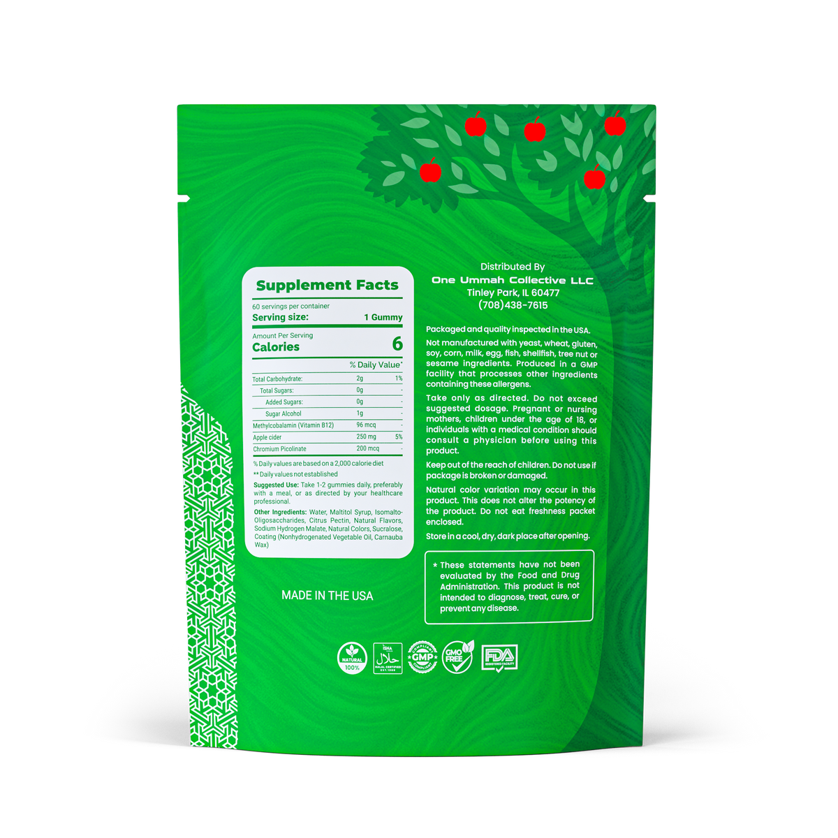 Apple Cider Vinegar Gummies Halal Certified