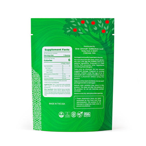 Apple Cider Vinegar Gummies Halal Certified