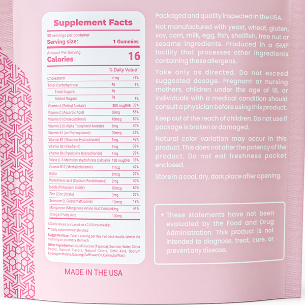 Women’s Multivitamin Gummies Halal Certified