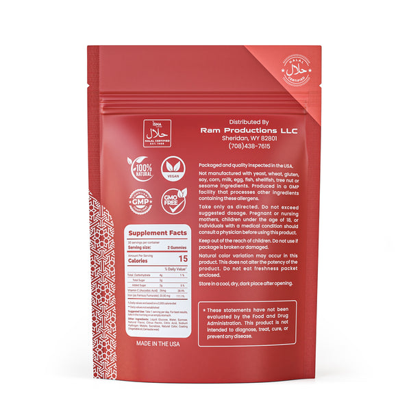 Iron Gummies Halal Certified
