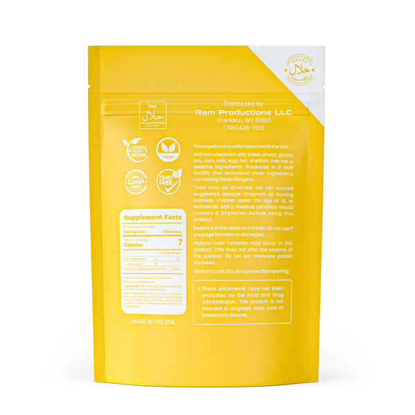 Vitamin D3 Gummies Halal Certified