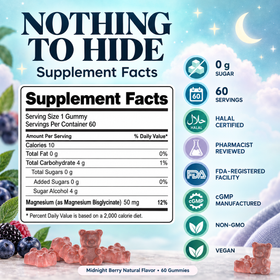 Magnesium Gummies - Halal Certified