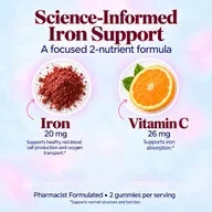 Science-Informed Iron Support — focused two-nutrient formula